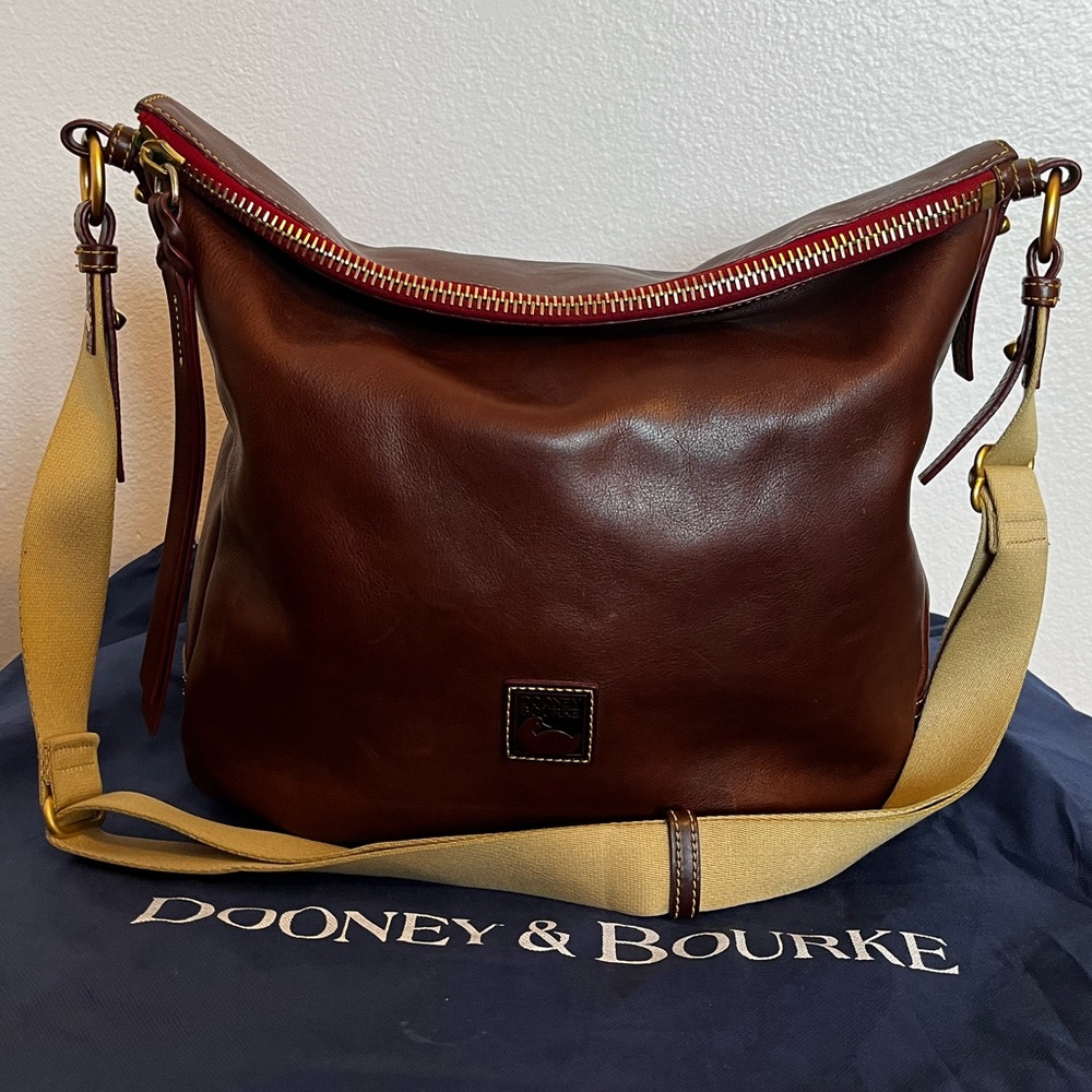 Dooney & Bourke Florentine Tilton Crossbody in Chestnut